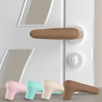 

Kuulee 2PCS Door handle cover Children Anti-collision Silicone Luminous Safety Door Handle Cover placed on the door handle