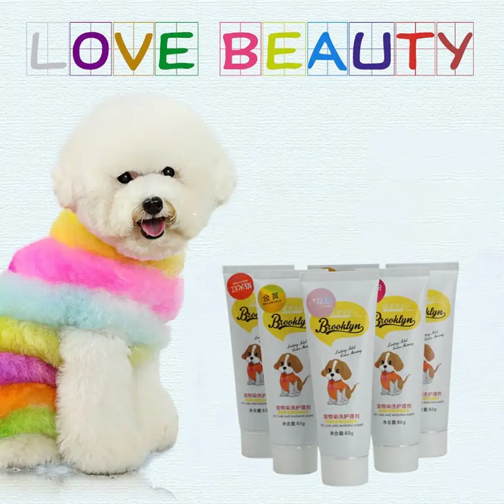 Tintura Speciale Per Animali Domestici Teddy Dog Hair Dye Cream Rispetto All'Orso Vip Dog Hair Dye Color Pet Hair Dye Alta Qualità Per Cani Hair Dye