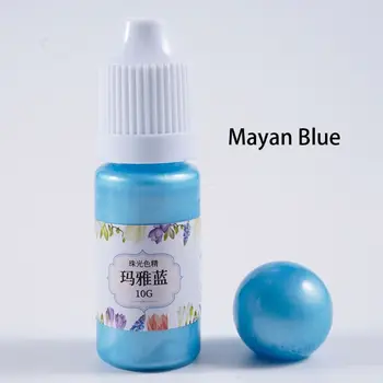 

2020 New 10G UV Resin Ultraviolet Curing Liquid Pearl-luster Pigment Dye DIY Art Crafts