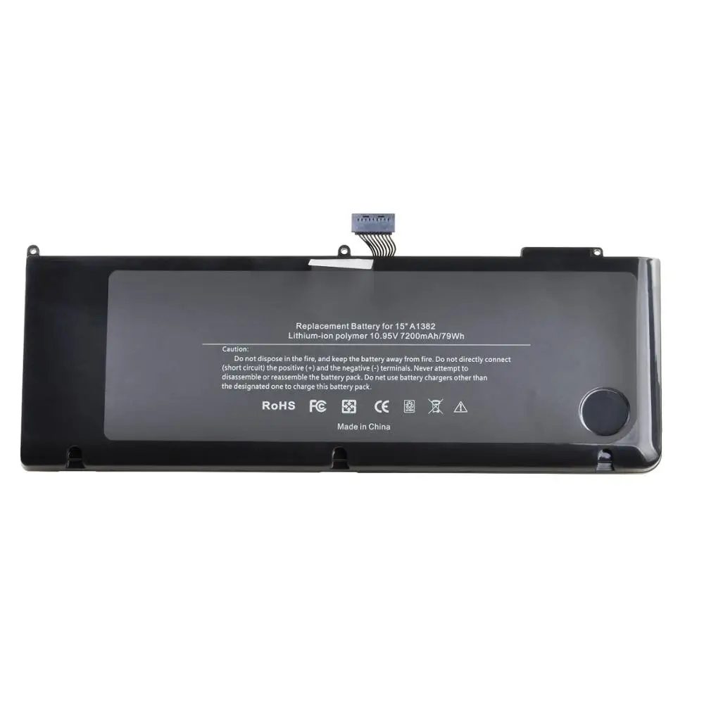 Аккумулятор Tectra 10 95 Вт/ч 2011 в A1382 A1286 для MacBook Pro 15 дюймов Ранняя середина 2012 MC721LL/A