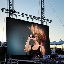 Сценический светодиодный дисплей литой алюминиевый шкаф 500x500 1R1G1B P3.91mm полноцветный