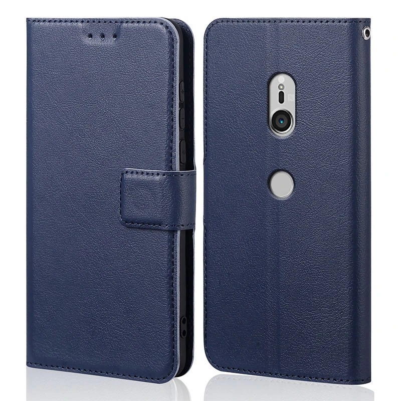Per Sony Xperia Xz3 H8416 Custodia Flip Leather & Silicone Back Skin Stand Capa Per Sony Xperia Xz3 Cover Phone Funda Pouch Bag