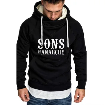 

SOA Sons of anarchy the child new Fashion SAMCRO Warm Men Sportswear Hoodies Male Casual Sweatshirt Winter Fleece Hip Hop Y