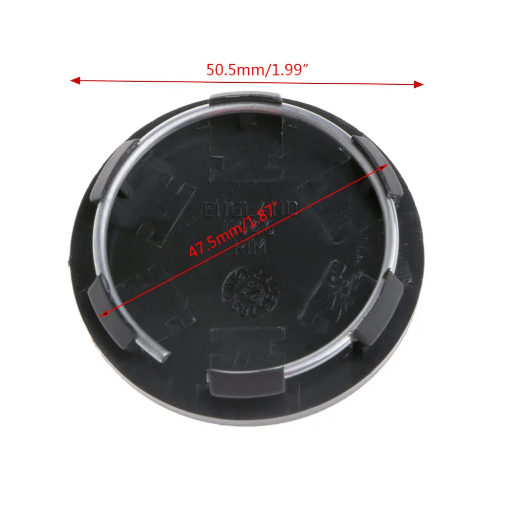 4x Universal 50.5mm Wheel Center Rim Hub Cap Cover Hubcap Tyre Trim Car Auto Jy25 19 Droship