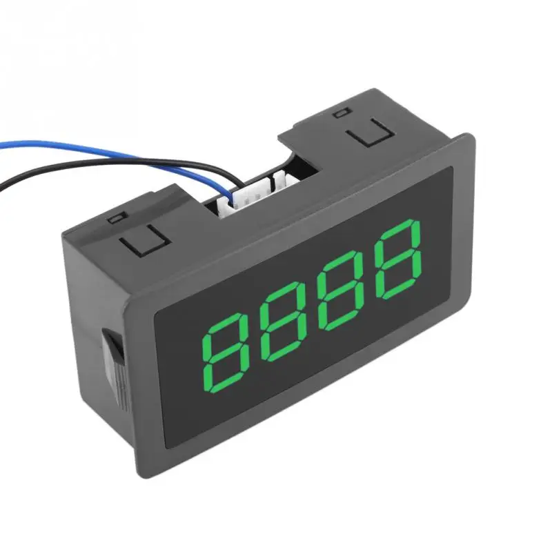 

DC LED Digital Display Counter High Accuracy 4 Digit 0-9999 Up/Down Plus/Minus Panel Counter Meter with Cable