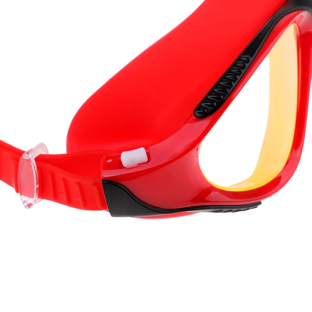 Men Women UV Protection Silicone Strap  Anti Fog Swimming Goggles Glasses with Storage Case & Ear Plugs 