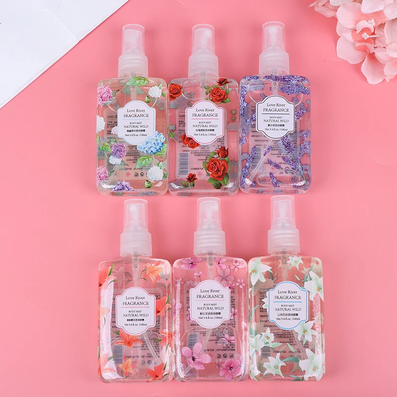 100ml Portable Travel Perfume in Bag Fragrance Body Mist Naturally Wild Fresh Scent Perfume 6 Flavors Fragrance Spray