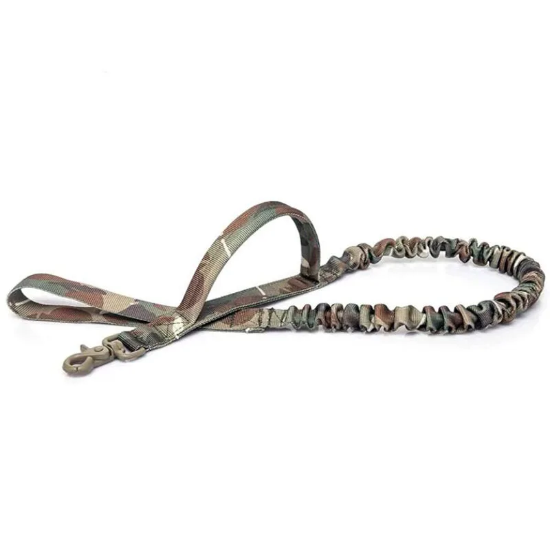 Pet dog harness Tactical Bungee 2 Handle Quick Release dog accessories Elastic Leads Rope