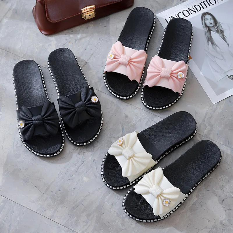 

Модная женская одежда, новинка, Стильные пляжные сандалии и тапочки, летние тапочки «одно слово», модная женская обувь