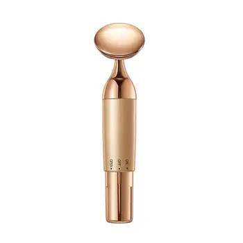 

1PC Eye Facial Massager Electric Dual Use Eye Massage Device for Women Eye Care Tool No Battery (Golden)