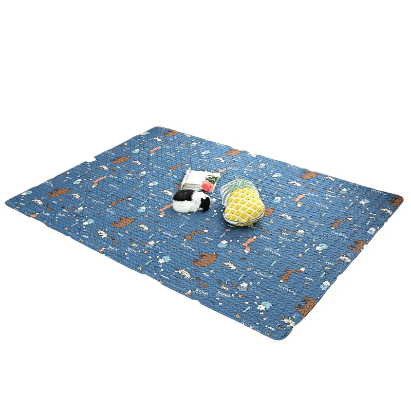 Хлопковый детский игровой коврик для малышей забор игровая подставка мультфильм детские маты для ползания Спортивный Коврик для ребенка меховой коврик гостиная ковер домашний декор - Цвет: 3