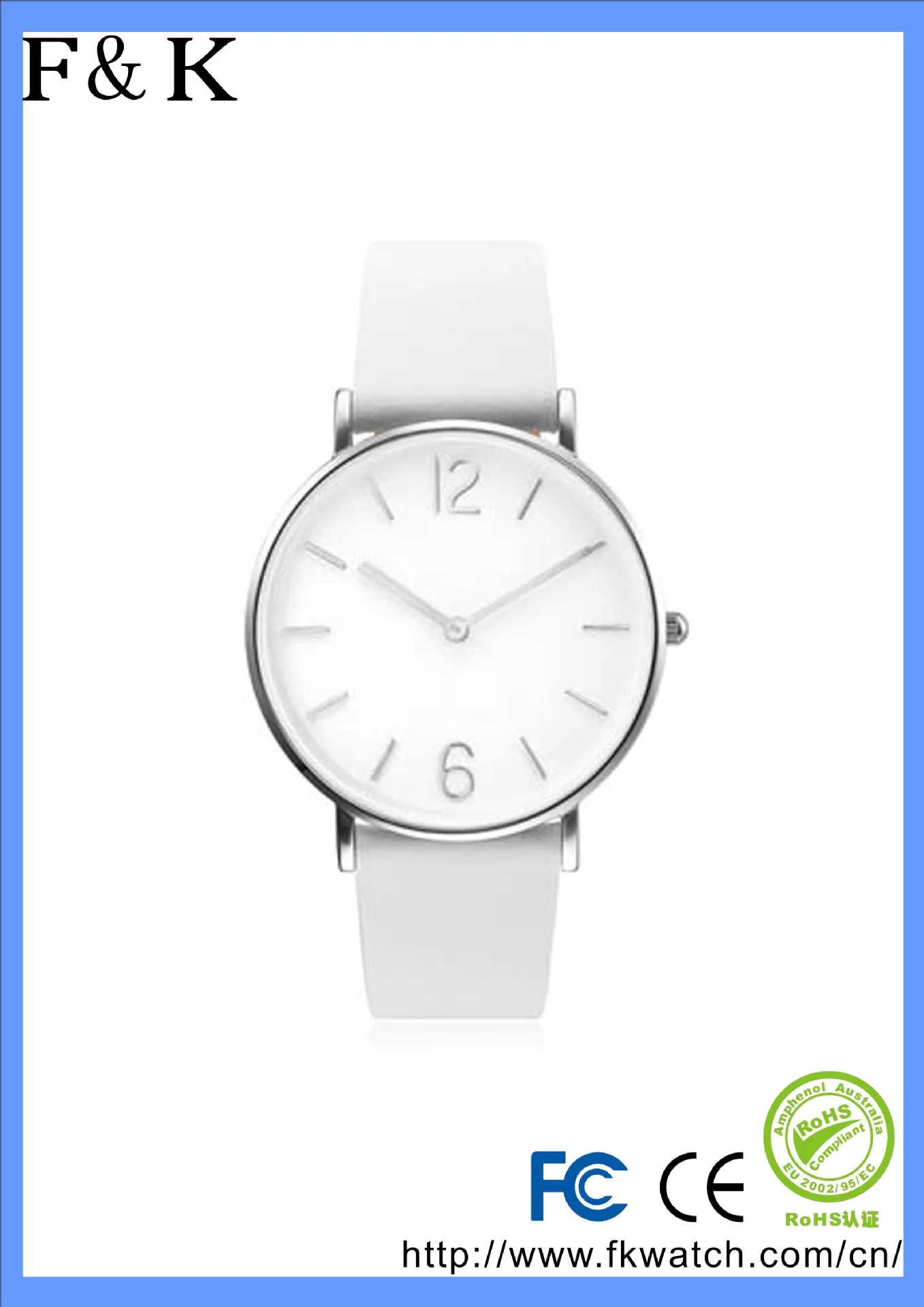 

New Style Simple Fashion Ultra-Thin Waterproof Teenager Men Genuine Leather Quartz Watch Customizable