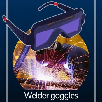 

Solar Panel Welder Goggles Full Automatic Dimming Gas Argon Arc Welding Protective Glasses Foldable Screen Eyes Protector