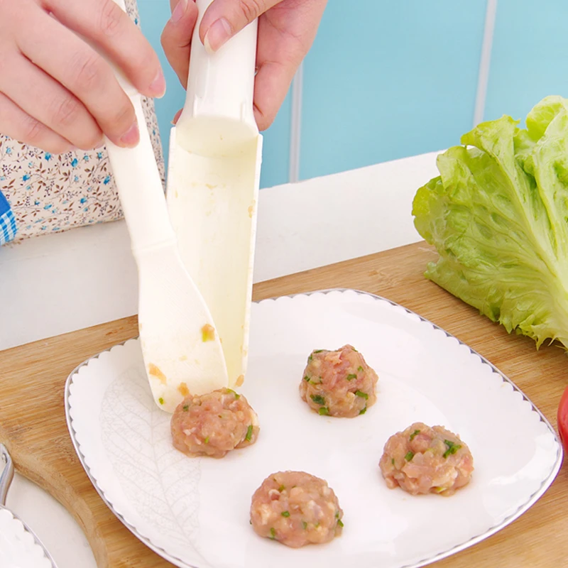 1Set DIY Meatball Maker Fish Shrimp Beaf Meat Balls Burger SetsKitchen Cooking Hot Pot Convenient Multifunction Kitchen Gadget