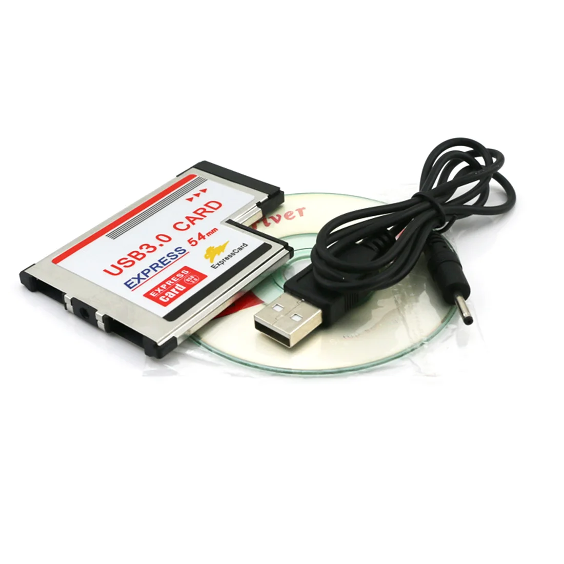 2 двойных порта USB 3,0 HUB express card, ExpressCard 54 мм скрытый адаптер конвертер USB3.0 для PCMCIA портативных ПК