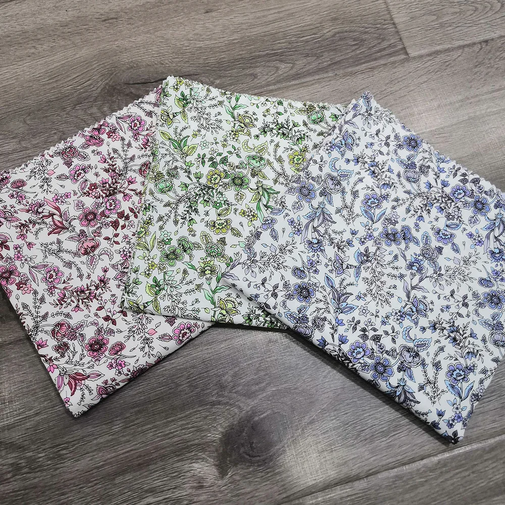 Lychee Life 50x145 см, ткань с цветочным принтом, Модные цветные ткани, ручная работа, швейные принадлежности для одежды, украшения