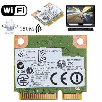 

Bluetooth V4.0 Wifi Wireless Mini PCI-Express Card For Atheros AR5B225 DELL DW1703 CN-0FXP0D Dropship