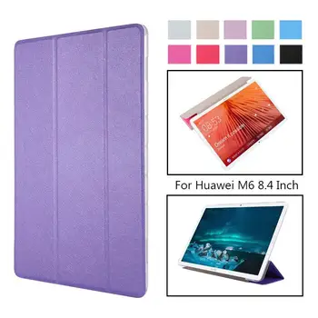 

Case For Huawei MediaPad M6 8.4 Inch VRD-W09 VRD-AL09 8.4 inch Cover Funda Tablet PU Leather Flip Folding Folio Stand Capa Shell
