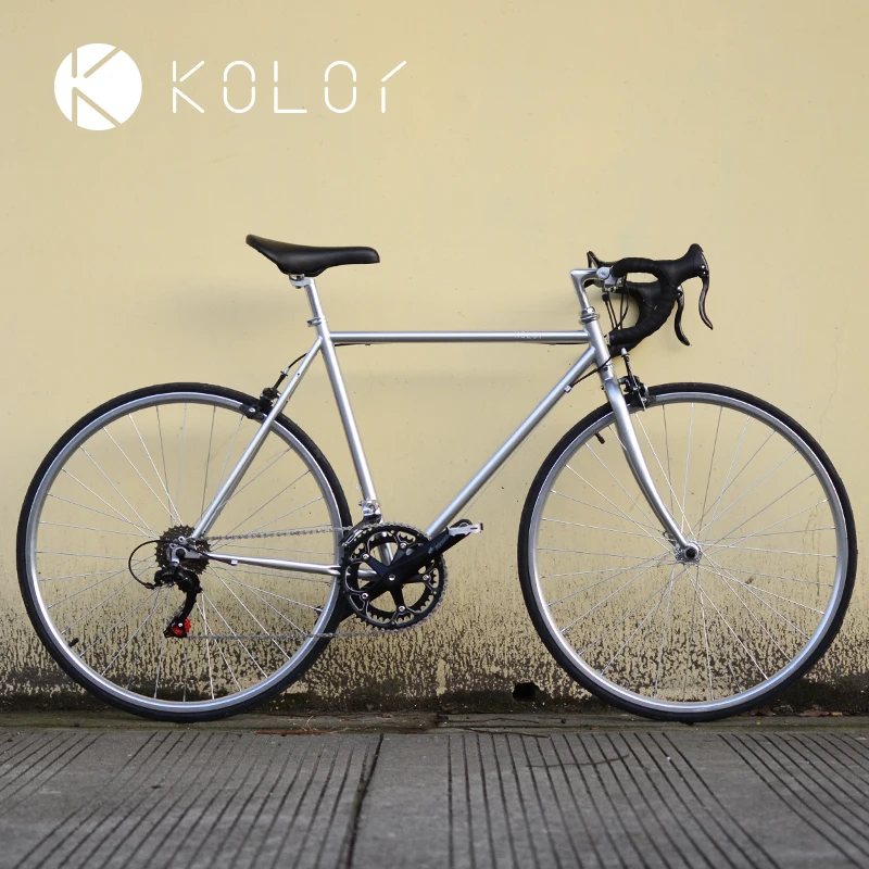 14 Speeds 700C Wheel High Carbon Steel Frame Road Bike Front