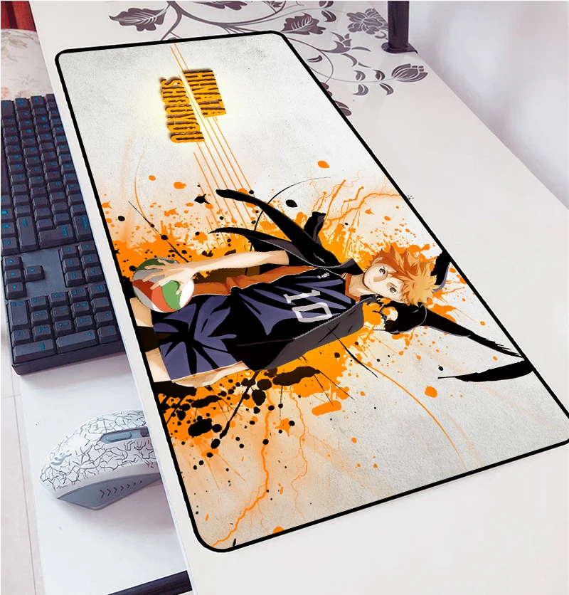 Anime Haikyuu Pad Mouse Computer Gamer Mouse Pad 700x300mm Padmouse High-end Mousepad Ergonomic Gadget Anime Office Desk Mats