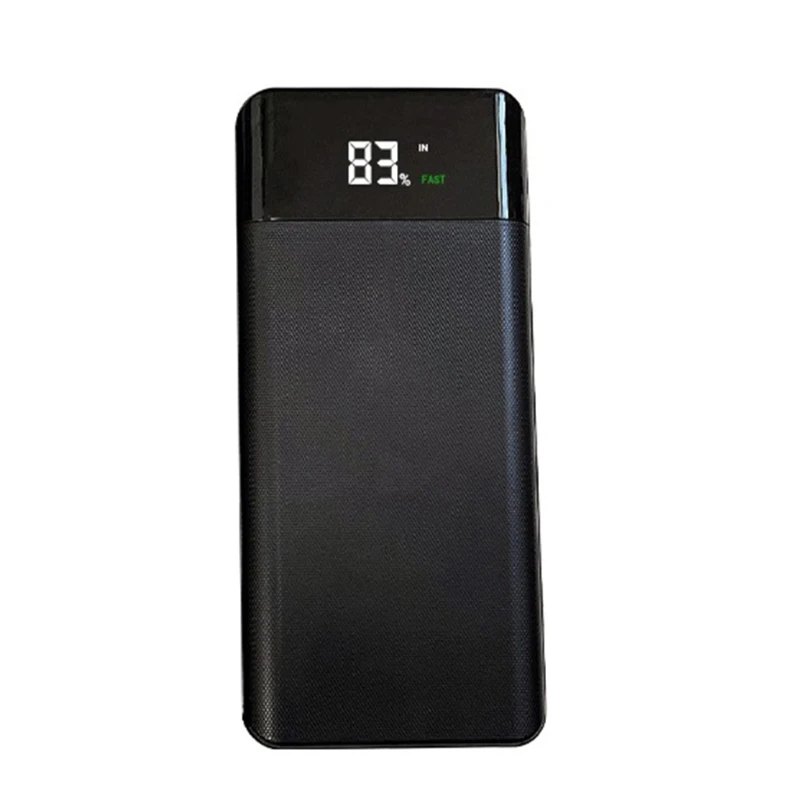 usb battery pack 2021 New QC3.0 FAST Charge LCD Battery Case Power Bank Shell 14x18650/18700/20700/21700 best power bank for mobile Power Bank