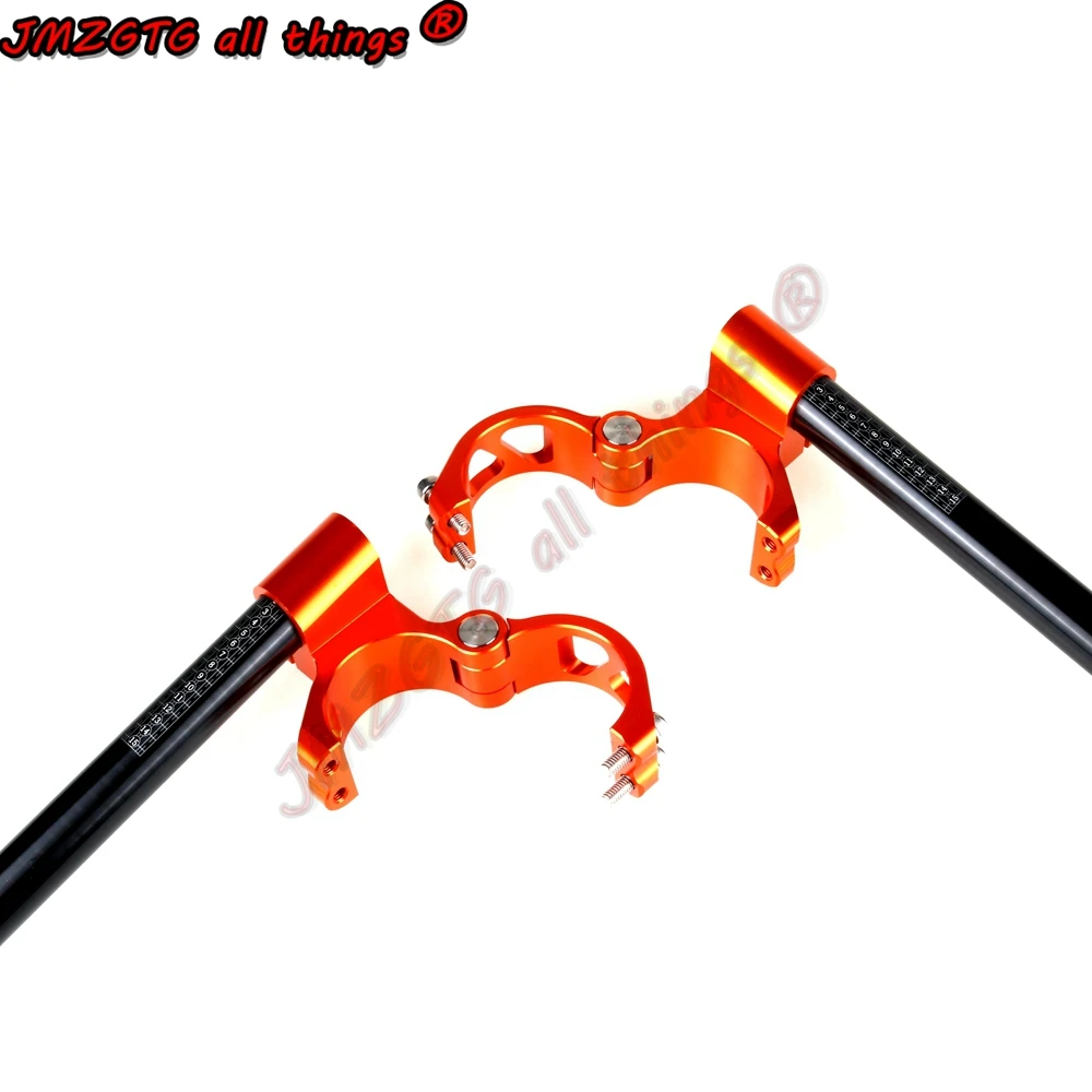 Racing CNC Clip On Handle Bars For KTM RC200 RC390
