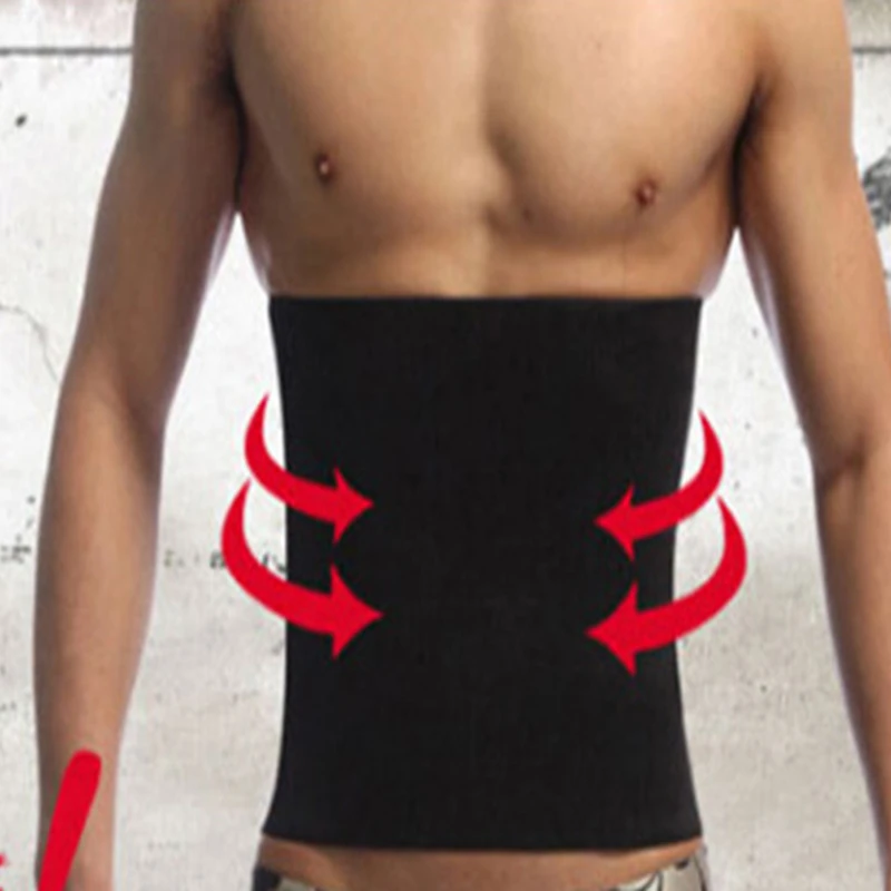 Mens Waist Trainer Modeling Belt Belly Cincher Shapers Slimming Body