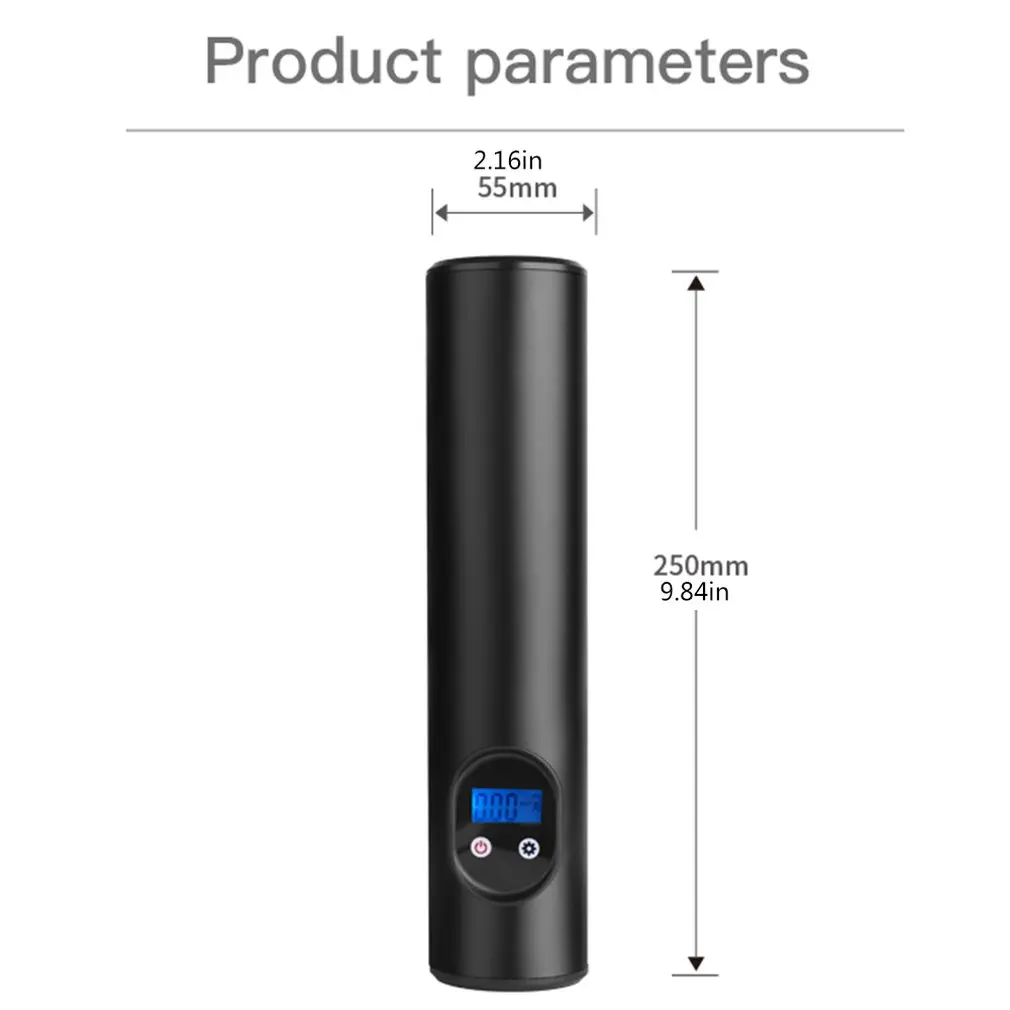 

Portable Usb Interface Inflatable Pump Air Compressor With Lcd Display For Car Bicycle Tires Balls Swimming Rings