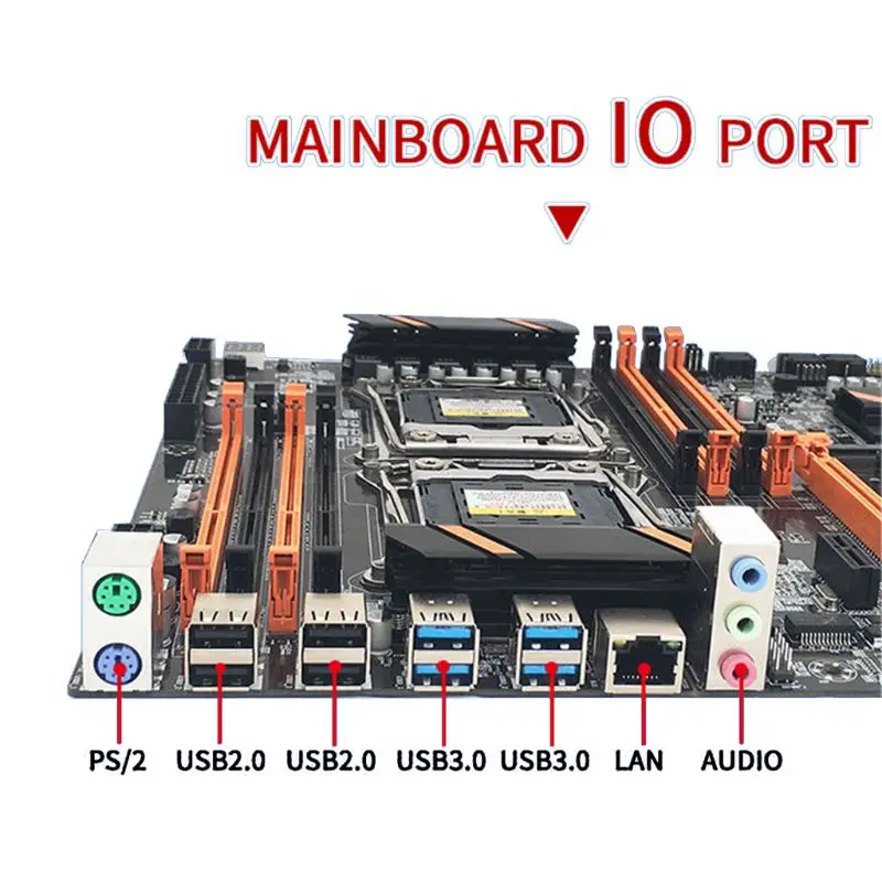 US $141.71 X99 Dual Server Computer Motherboard LGA20113 CPU DDR4 Memory Game Mainboard Module for Intel
