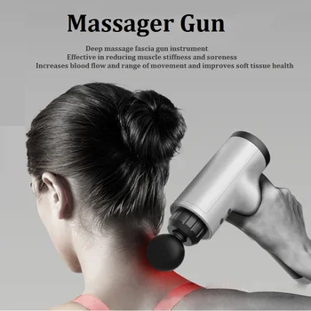 

Massage Gun Tissue Muscle Massager Relief Pain Management After Training Exercising Body Relaxation Slimming Shaping
