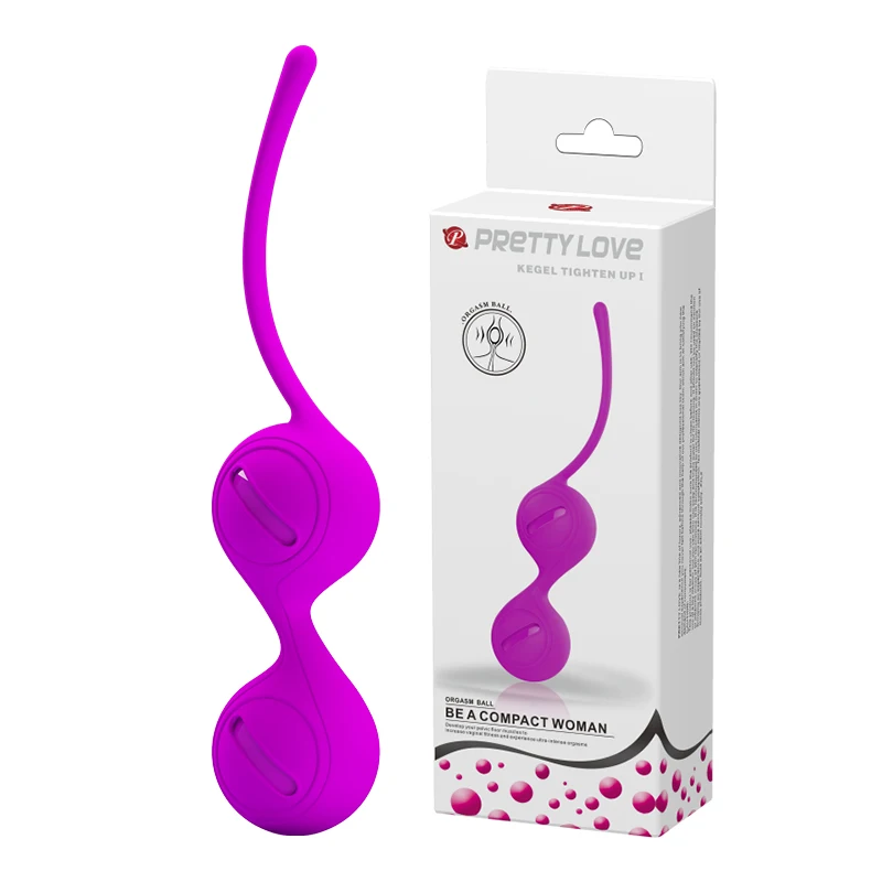 Pretty Love Silicone Kegel Balls Smart Ball for Vaginal Tight Exercise Machine Ben Wa of Sex Toys Women | Красота и здоровье