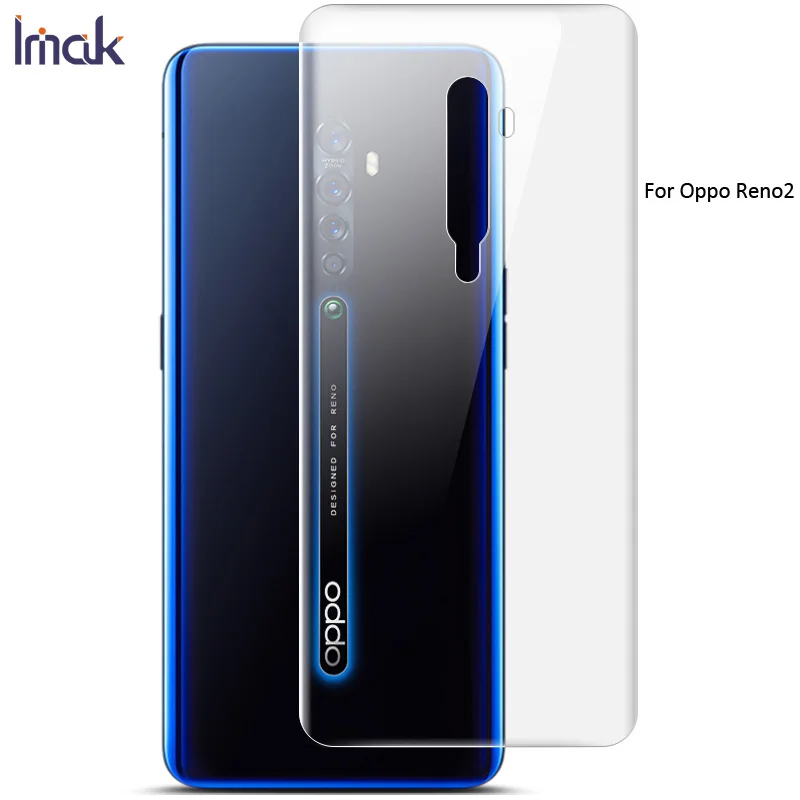 Imak Гидрогелевая пленка для Oppo Reno2 Reno 2 Z задняя Передняя Задняя Защитная Прозрачная Олеофобная пленка