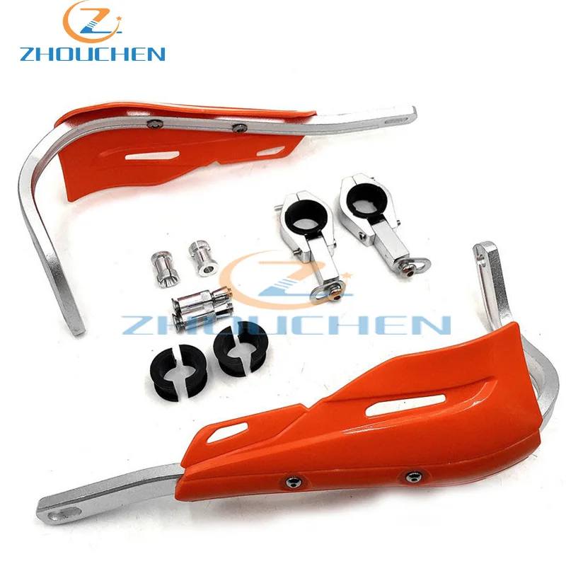 Белый 1-1/" Руль Handguards Dirt Bike MX ручные щитки для XR CRF WR DRZ 28,6 мм щётка мотоциклетная Броня рукавицы
