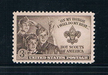 

1Pcs/Set New US Post Stamp 1950 Walifocci Scout Conference Stamps MNH