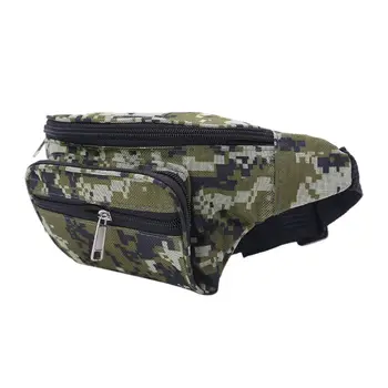 

Canvas Camouflage Waist Packs Bags Belt Phone Pouch Travel Fanny Pack Multi Function Shoulder Bag For Men Women