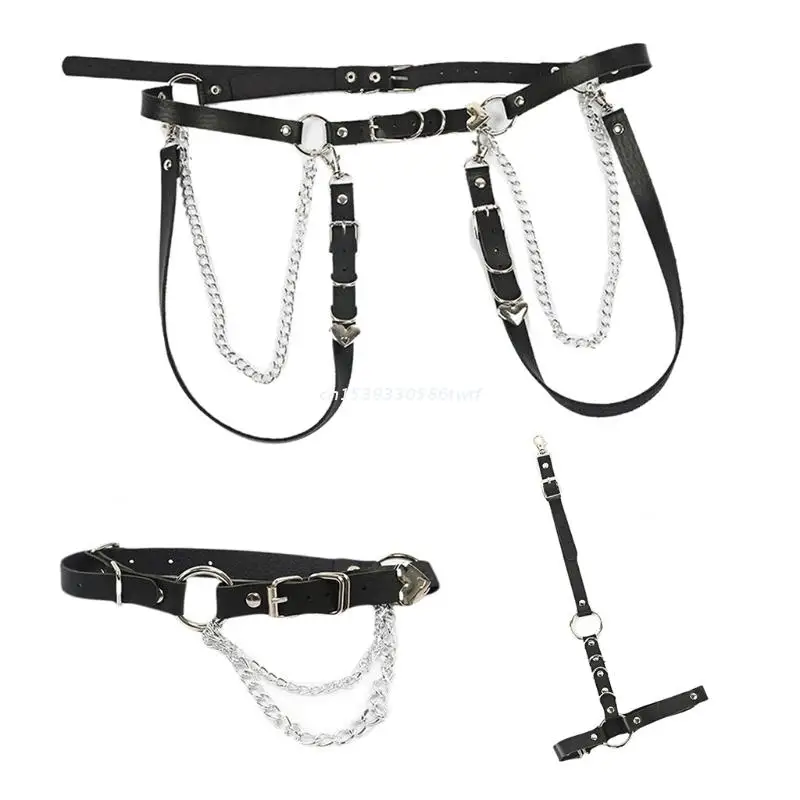 Girls Hip Hop Waist Girdle Women Chain Belts Adjustable Disco Dancing Chian Punk Style Strap for Jeans Skirts Dresses Dropship | Аксессуары