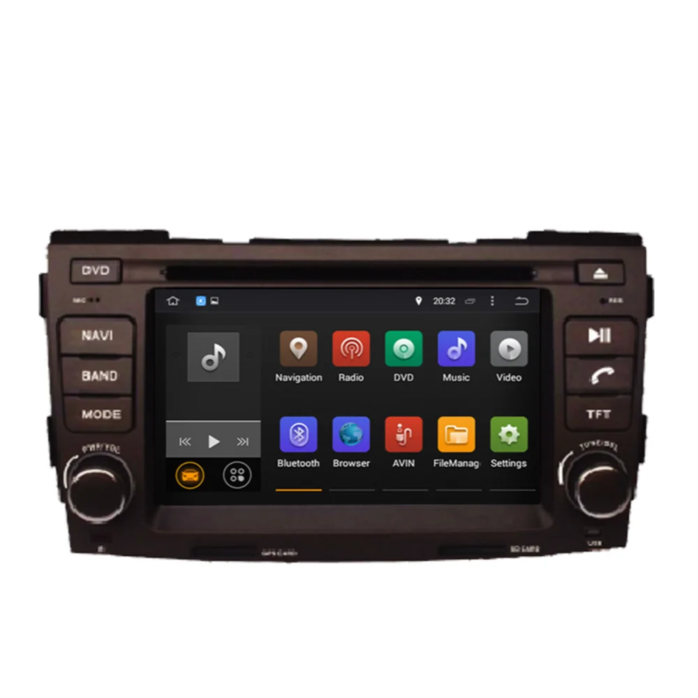 Автомобильный мультимедийный DVD-плеер с GPS-навигацией 6 2 дюйма Android 9 0 для HYUNDAI SONATA