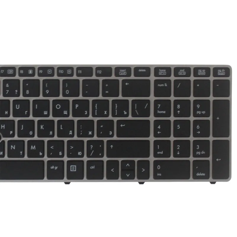 Teclado Russo para hp Elitebook Teclado Portátil com o Mouse Pole 8560p 8570p 8560b 6560b 6565b 6560p 701986251 Novo - Imagem 4