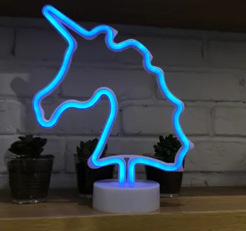 

Ins popular led night lights neon lights Flamingo design lights