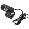 HD كاميرا ويب صغيرة مريحة البث المباشر 1080p كاميرا مع ميكروفون رقمي USB مسجل فيديو للمنزل مكتب 6