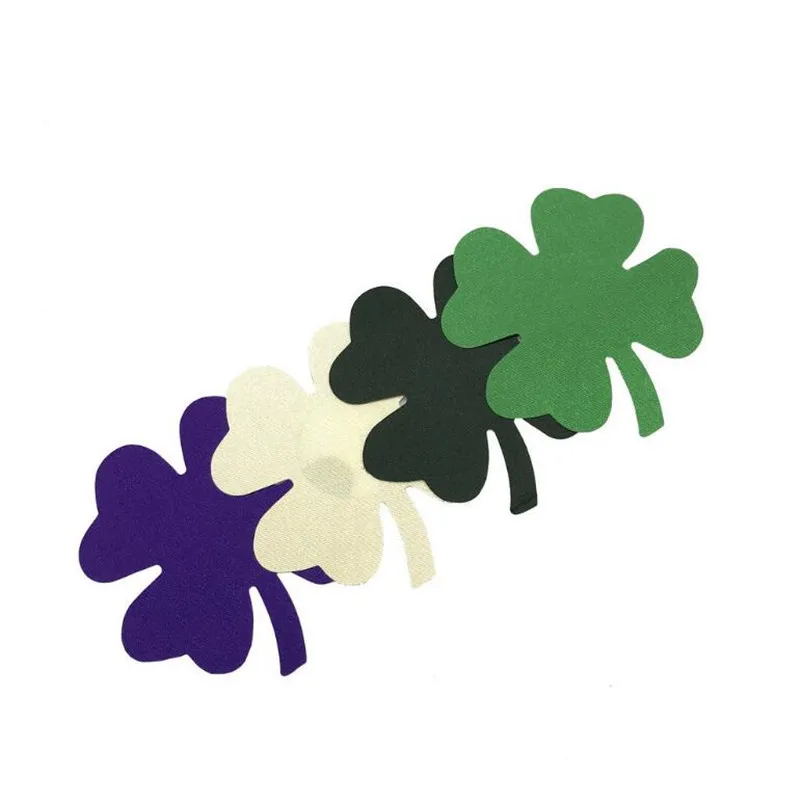 50 пар (100 шт. в партии), чехлы на соски Lucky grass для грудных детей, мягкие дышащие наклейки на соски с четырьмя цветами и молоком