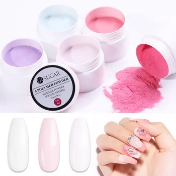 

UR SUGAR 20g Acrylic Powder Clear Pink White Carving Crystal Polymer 3D Nail Art Crystal Powders Poly Nails Gel Tips Builder