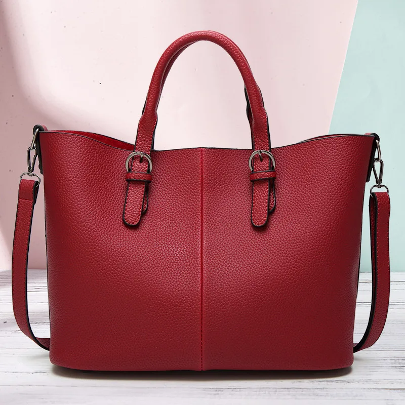 

MAIDINI 2019 New Style WOMEN'S Fashion Handbag Shoulder Bag Large Capacity Handbag Women's Large Bag Tote Bag a Generation of Fa