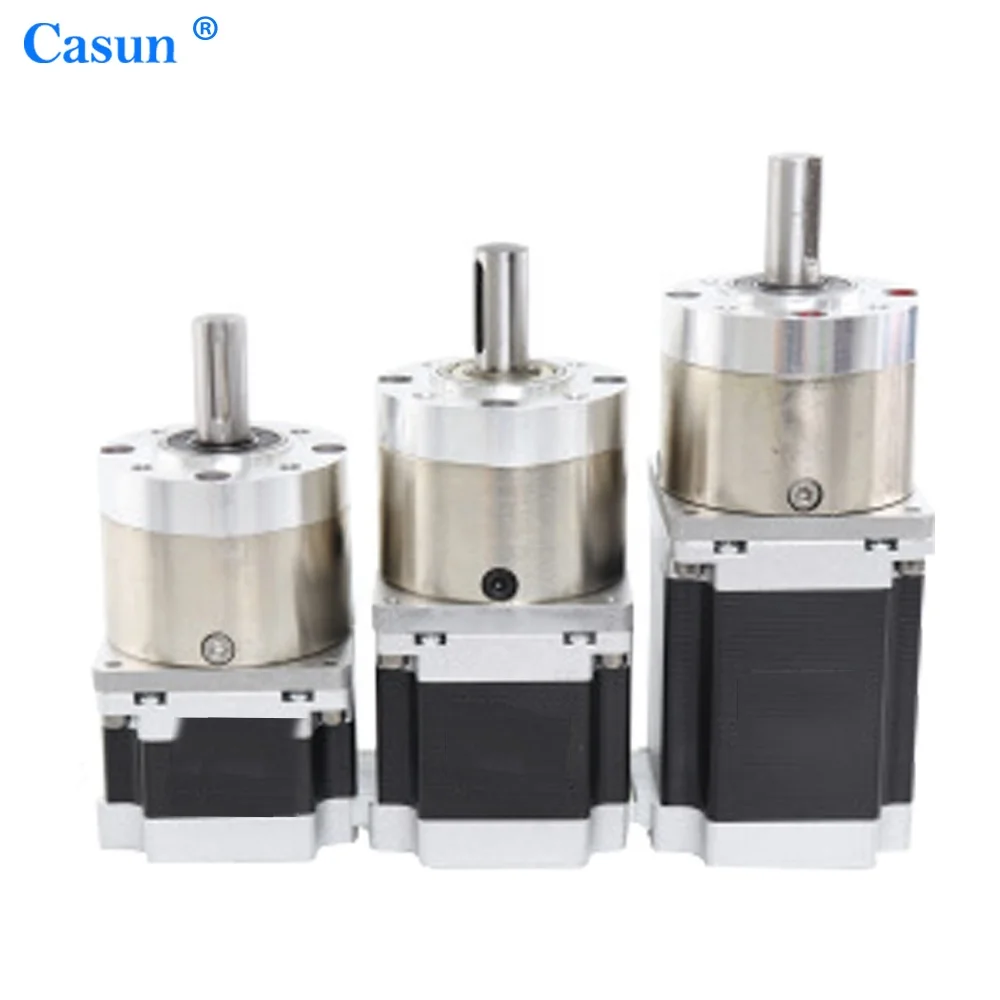 

57mm planetary reduction stepper motors nema 23 geared stepper motor NEMA23 stepper with gear box for CNC kit