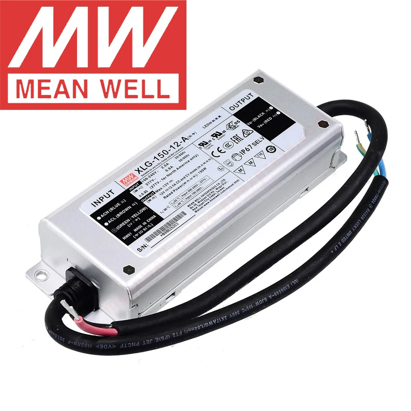 Бренд Mean Well представляет XLG-150-12-A небоскреб/уличное освещение meanwell 150 Вт/8 4-12v/6 5-12.5A