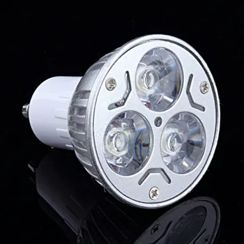 

ICOCO High Light Intensity Household Office Lighting Bulbs GU10 220V 3W LED Down Light Bulb Lamp Cool White Aluminum Spot Light
