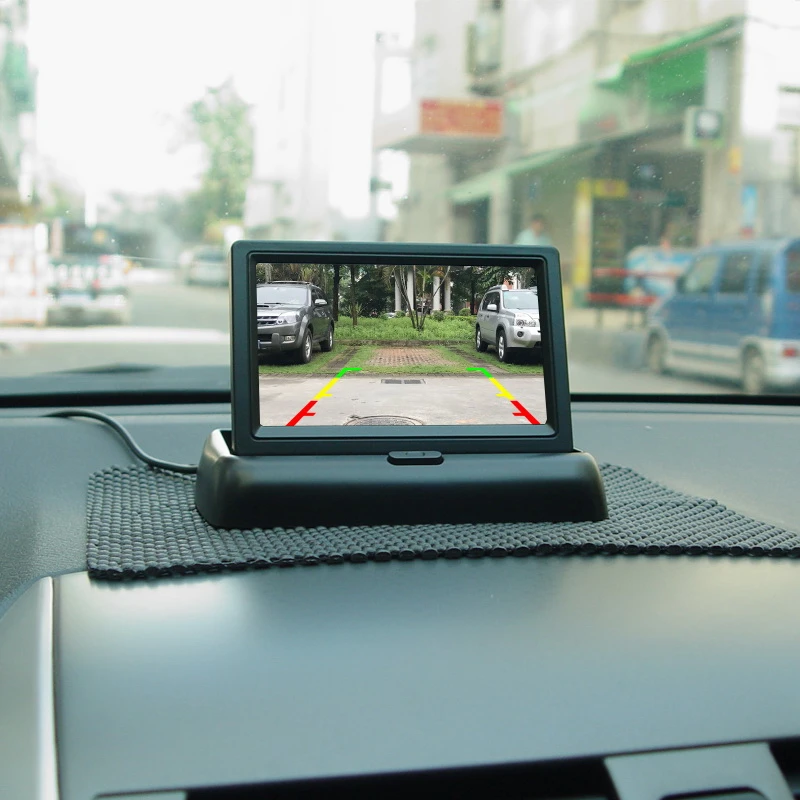 4.3"5" Inch Monitor Car Screen Tft Lcd Color Mirror Display For Parking