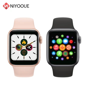 

2020 T500 Plus Smart Watch Series 5 Bluetooth Call 44mm Smartwatch Change Strap Heart Rate Monitor for IOS Android PK IWO 12 8