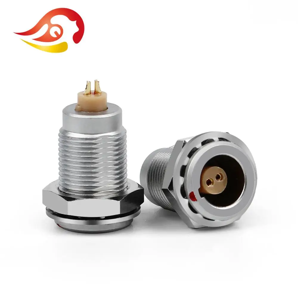 QYFANG 2 Pins Female Earphone Pin For HD800S HD800 HD820 HiFi Headset Gold Plated Headphone Plug Wire Connector Metal Adapter