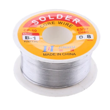 

100g Tin Lead Solder Wire Rosin Core 2% Flux Iron Welding Tool 0.8mm Diameter For Electrical Soldering Wire Roll Sn/Pb 63/37